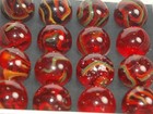 Htf Box Of 16 Dave s 2014 Christmas Ruby Run Marbles Collector Set Keepers    38