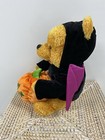 Disney Store Winnie The Pooh Bat Costume Pumpkin 12  Happy Halloween Plush