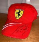 Michael Schumacher Signed Red Ferrari Official Cap   Coa   Photo Proof