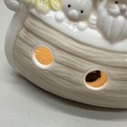 Vintage Enesco Precious Moments 1992 Noah   s Ark Ceramic Nursery Night Light Lamp