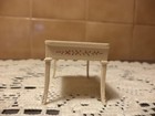 Bespaq Handpainted Vintage Floral Table 1 12 Dollhouse Miniature-2 1 4  X 1 1 4 