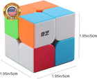 Magic Cube 2  2x2 Smart Speed Cube Stickerless Cube Educational Game Brain Tease