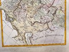 Western Russia 1780 Bonne Large Antique Map 18th Century In Colors