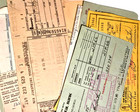 Vintage Receipts And Checks Paper Ephemera Old Handwriting 50s-70s Banking