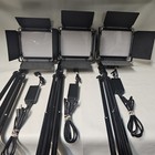 Set Of 3 Neewer Nl 660 Bulb Bi-color Led Panel Lights