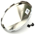 Front Hub Caps 5 Even Notches Cone Pointed Chrome 7 16  Lip  10147 Each