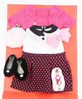  Dress Shoes Shawl Wallet Bow Set 5 Fits 18   American Girl Doll Outfit