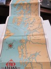 Vintage The Alaska Steamship Company Foldout Route Map Southeastern Southwestern