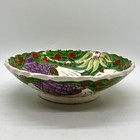 Vintage Turkish Pottery Hand Painted Fish Bowl 6    Dortler Cini Kutahya Turkey