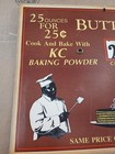 Orig  1920 s-1930 s K C Baking Powder Grocery Store Butter   Eggs Pricing Sign