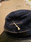 Kepi Replica Suede Confederate Hat Usa Made Vintage Leather Cavalry 