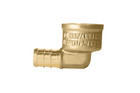 10 Pack Xfitting 1 2 Inch Pex-b X 1 2 Inch Female Npt Elbow  Lead Free Brass