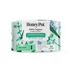 The Honey Pot Company Cooling Herbal Infusion Long Pantiliner Csotton 30 X4