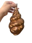 Very Rare Antique Copper Conch Shell Mold Tin Lined Wall Hanging Coastal Decor