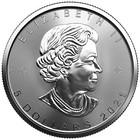 2021 1 Oz Canadian Silver Maple Leaf Coin  bu 