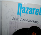 Nazareth 20th Anniversary Tour Concert Program   Photo Book  Signed By 3