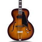 Grote Jazz Electric Guitar Hollow Body Chrome Hardware   vintage Sunburst 