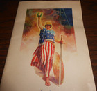 Wwii For Valor Fighting Americans Poster Stamp Booklet Bonds Vtg  Series No  1