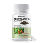 Organic Ashwagandha 1300 Mg - 60 Vegan Capsules Pure Organic Ashwagandha Powder