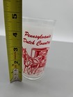 Vintage Pennsylvania Dutch Country Souvenir Glass Humorous Content