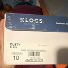 Klogs Dusty Black Comfort Slip Resistant Clogs Women s Size 10 M Synthetic