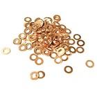 Copper Washer Assortment 100pcs M6 Copper Metric Sealing Washers 6 X 10 X 1mm