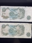 Lot Of 2 Bank Of England 1 Pound Notes