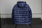 Canada Goose Hooded Down Puffer Jacket Blue Lightweight Winter Coat