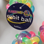 3 Toysmith Translucent Flashing Orbit Ball Item 2691 Nwt Multicolor One Size