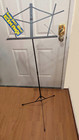 Proline Music Stand-collapsible-folding-staged Readings-lessons  Black Bargain