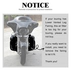 Cnc Black Cone Air Cleaner Filter For Harley Touring Flhx Street Glide 08-16