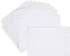 100 Pack 6 5x4 5 Rigid Mailers With Self Sealing Flap  Bulk Cardboard Envelopes