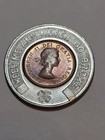 Encased 1959 Canada Penny Cent - Good Luck Gold Leaf Tobacco Farm 