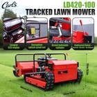 15hp Remote Control Lawn Mower 39 4  Cut Width 65   Slope Tracked Brush Cutter