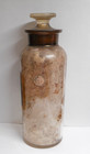 Vintage Pharmacy Apothecary Medicine Clear Glass Bottle label resorcinol