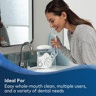 Countertop Water Flosser Oral Irrigator Removes Up To 99 9  Of Plaque White New
