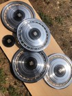 1976 79 Cadillac Caddy Fleetwood Deville 4  Hubcaps Wheel Covers Antique Vintage