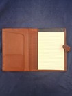 Coach Day Planner Brown Leather Agenda Organizer Notepad 6  X 8 5  Vintage