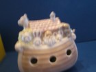 Vintage Enesco Noah s Ark Night Light Lion Elephant Giraffe Rabbit Pastel Glossy