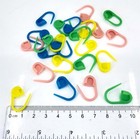40 Mixed Color Knitting Crochet Locking Stitch Needle Markers Holder Safety Pin