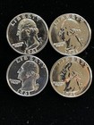 1961-p Proof Roll Washington Quarters 90  Silver  10 Face 