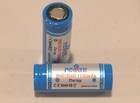 2 Pc Feyate Imr 18500 Limn 1150mah High Drain Rechargeable Battery 3 7v Flat Top