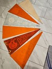 Lot 6 Vintage Miami Dolphins 1972 Perfect Season Pennants Super Bowl Vii Viii 73