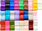 1 1 2  Single Face Satin Ribbon Assortment-100 Yards 25 Colors Fabric Bulk Craft