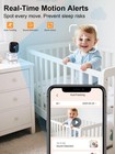 Anicebb Abm720s 5  Smart Baby Monitor Wifi Ptz Camera Night Vision
