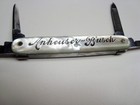 Vintage Anheuser-busch Malt Nutrine Mother Of Pearl Pocket Knife  St  Louis  Mo