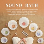 Cvnc 432hz Set  Chakra 6-12  7pcs Crystal Singing Bowl Sound Healing Bath Reiki