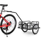 Bike Cargo Trailer  Foldable Bicycle Trailer  Luggage Wagon W  Universal Hitch