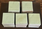 Beautiful 50 Piece Lot Vintage Seafoam Green Art Tile - Never Set - Handcraft  