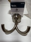 Style Selections Bailey Robe   Towel Hook  2131150 Brushed Nickel Finish